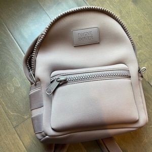 Dagne Dover Small Dakota Backpack in color: dune (sortve a muted purple)